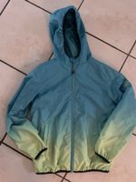 Coole Übergangsjacke/Regenjacke Gr. 140  türkis/grün