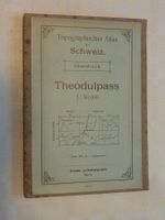 Alte Militär Karte Landeskarte 1911 THEODULPASS 1:50‘000