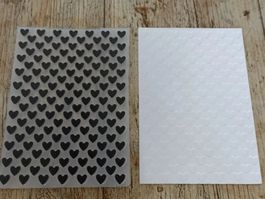 Prägeschablone Nr.338, Herz, Herzli (Sizzix geeignet)