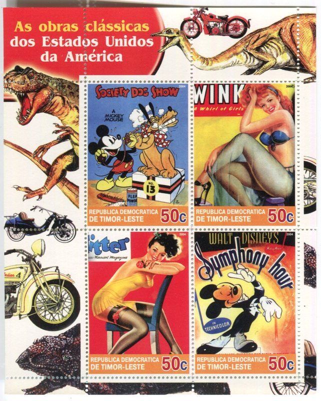 Alle Briefmarken: Block "Pin-up". Osttimor – Neu und originalverpackt aus Basel von Butsch5