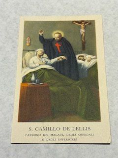 Foto & Immagini: Antikes Andachts- Heiligenbild, S. Camillo de Lellis – Usato da Gossau/ZH venduto da amazonas66