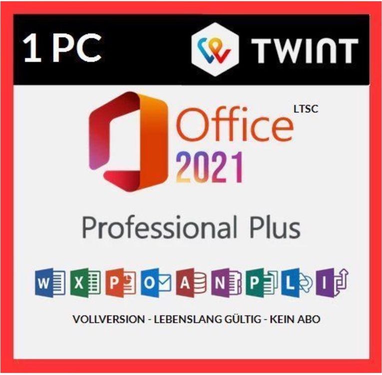 Microsoft Office 2021 Professional Plus - 1 PC - Direkt (Neu (gemäss ...
