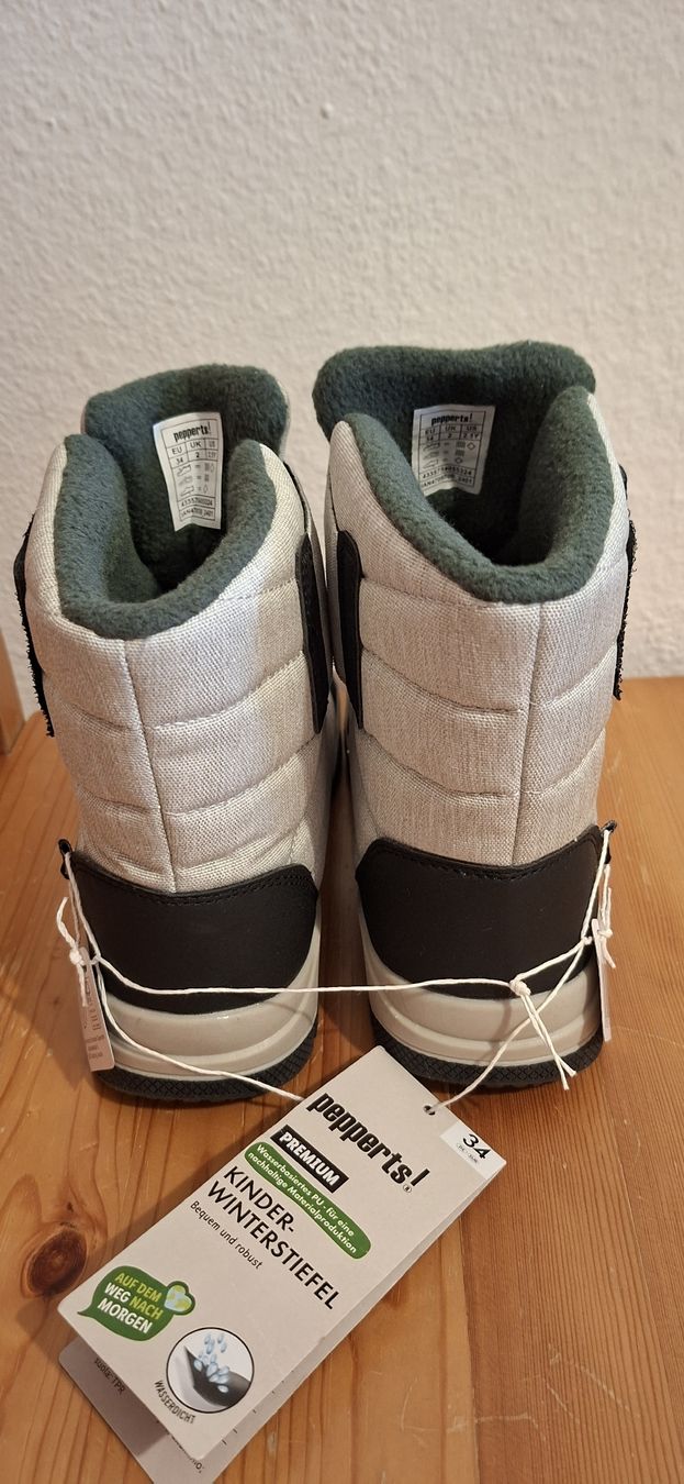 Scarpe per ragazzi: Kinder Winterstiefel mit Warmfutter – Nuovo e nell'imballaggio originale da Glattfelden venduto da Roman2504 2