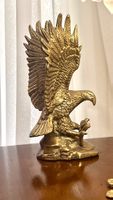 Aigle en laiton vintage, pièce de collection