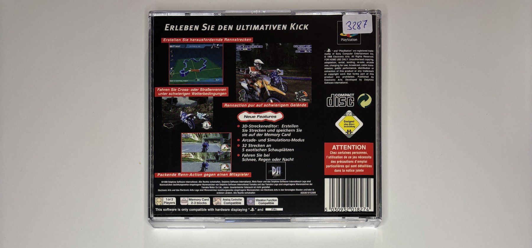 Sony Giochi: PS1 - Moto Racer 2 – Usato da Allschwil venduto da Bullach 2