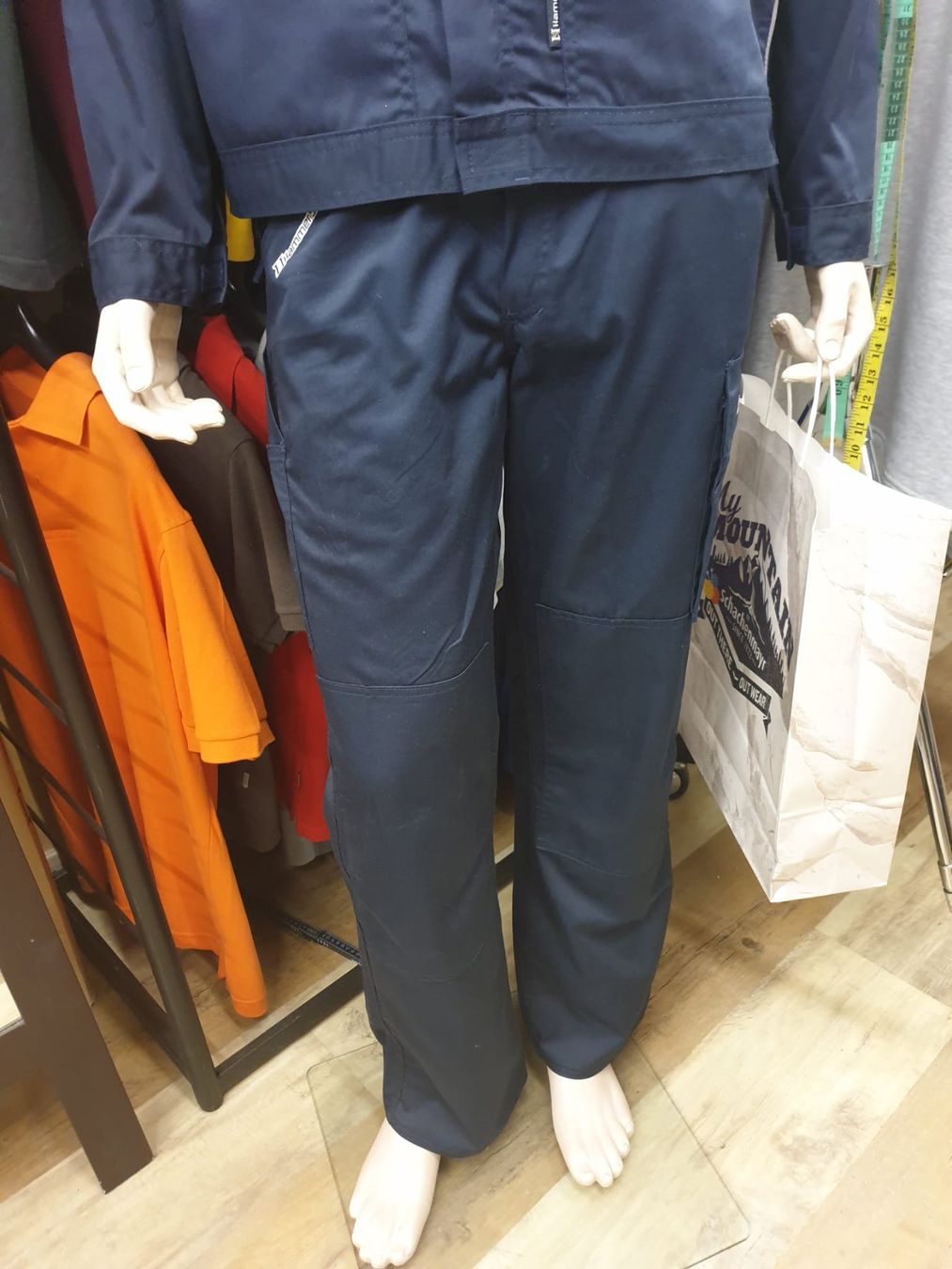 Pantaloni: Abeitshose Blau Gr 42 (NEU) – Nuovo e nell'imballaggio originale da Bischofszell venduto da badza72 4