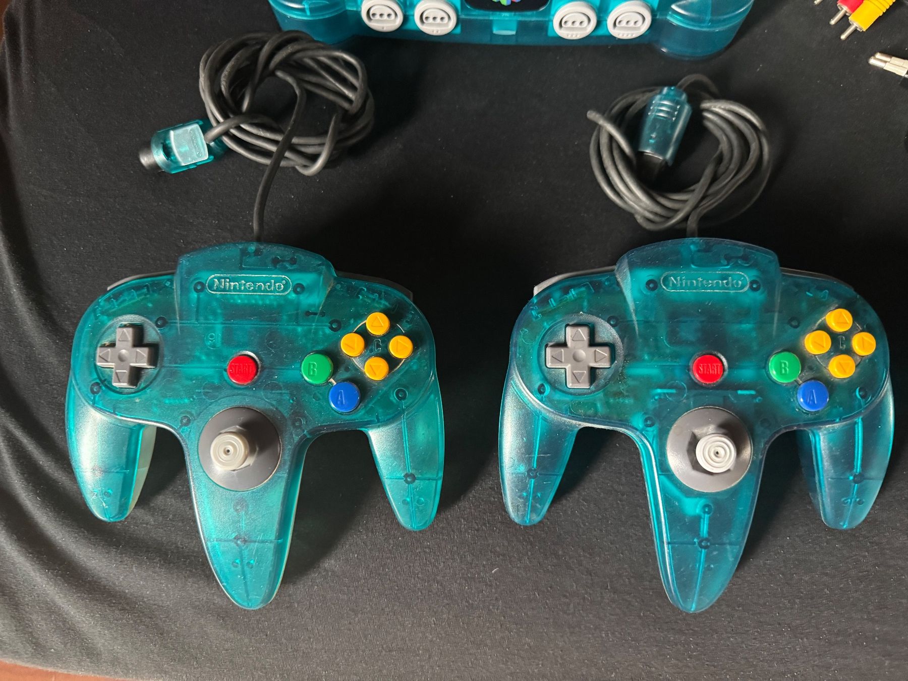 Nintendo Console: Console Nintendo 64 bleue turquoise + Mario Kart – Usato da Lausanne venduto da sauvezretrogames 1