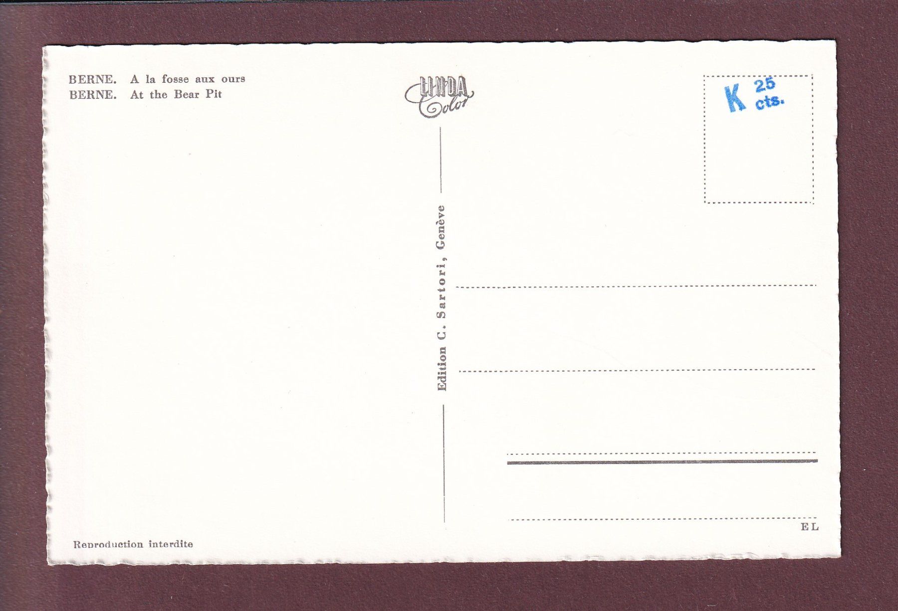 Cartoline postali: BERN - Bärengraben – Usato da Pully venduto da nicecards 1