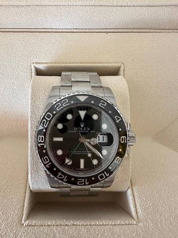 Rolex Uhren: Rolex GMT Master 2 black bezel – Gebraucht aus Genève von Videdress22 1