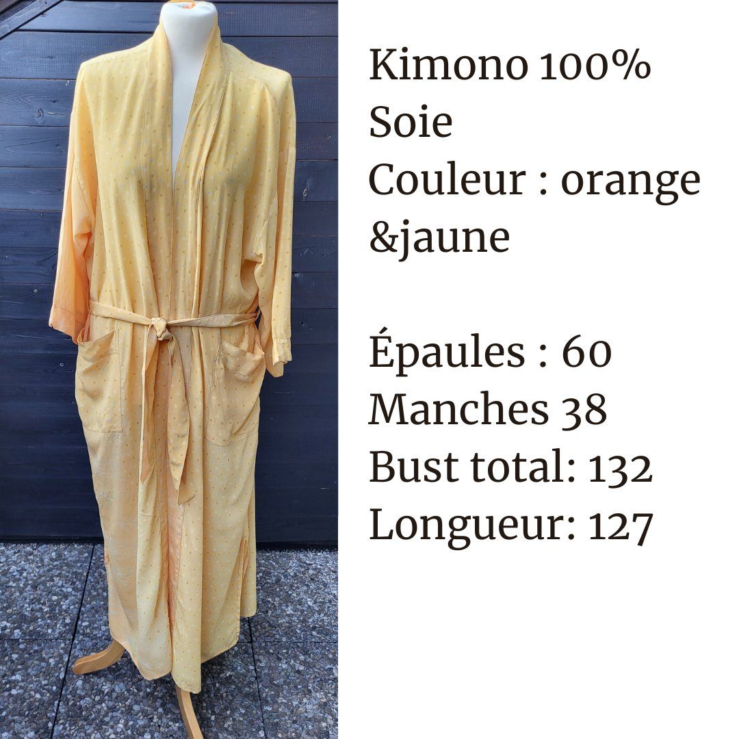 Kimonos: Kimono jaune soie – Neu und originalverpackt aus Fribourg von VictoriaShop7 7