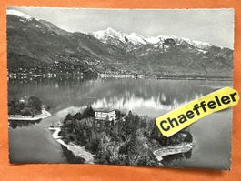 Alte Postkarte Isola di Brissago Tessin, ca. 1950, Rarität
