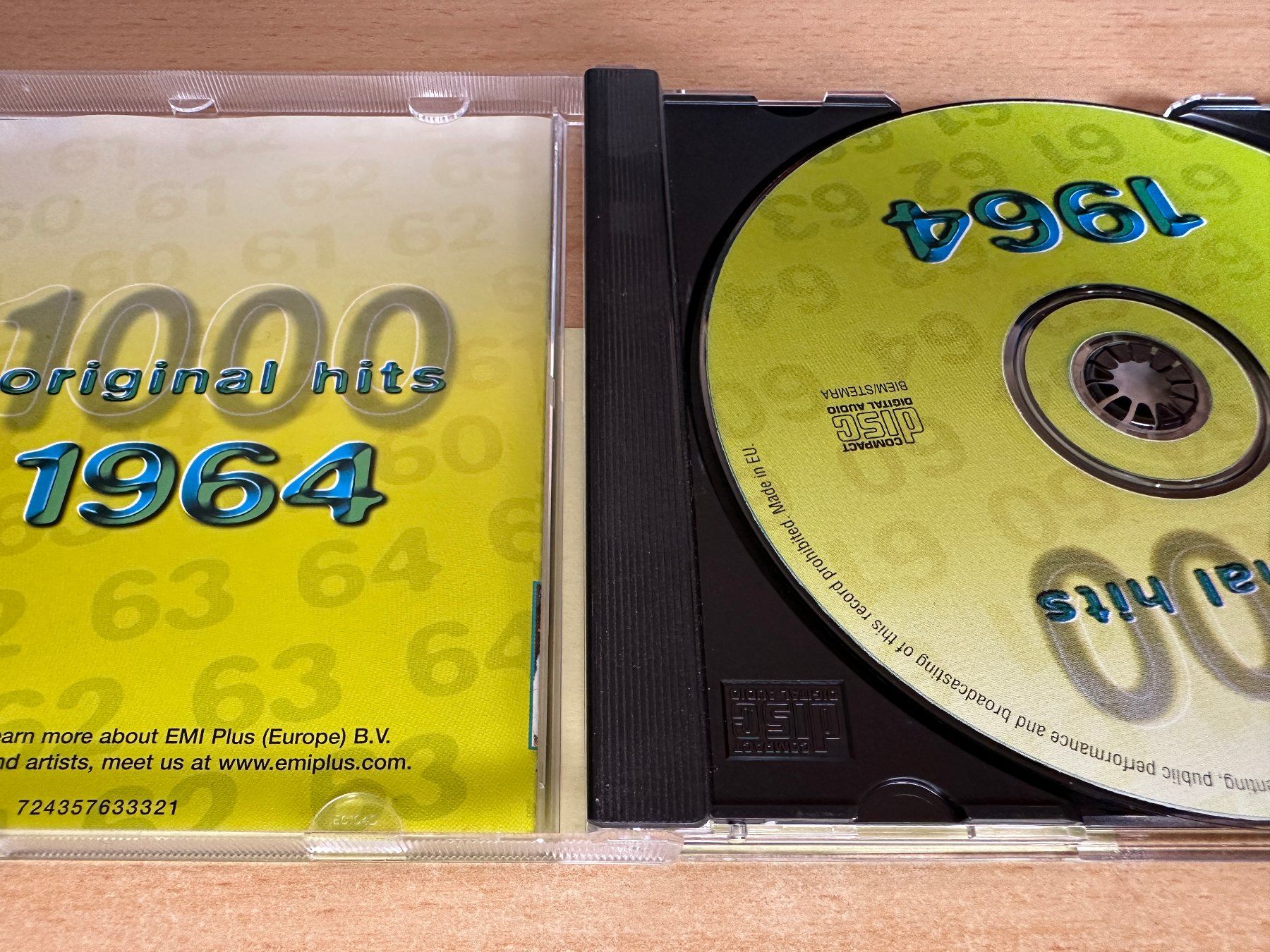 CDs: Various – 1000 Original Hits 60's - 1964 – Gebraucht aus Rikon im Tösstal von Alpenmutz 2