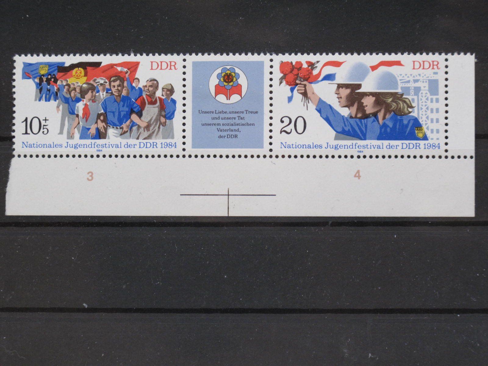 Tutti i francobolli: DDR 1984 Jugendfest ** – Usato da Wil SG venduto da fva01