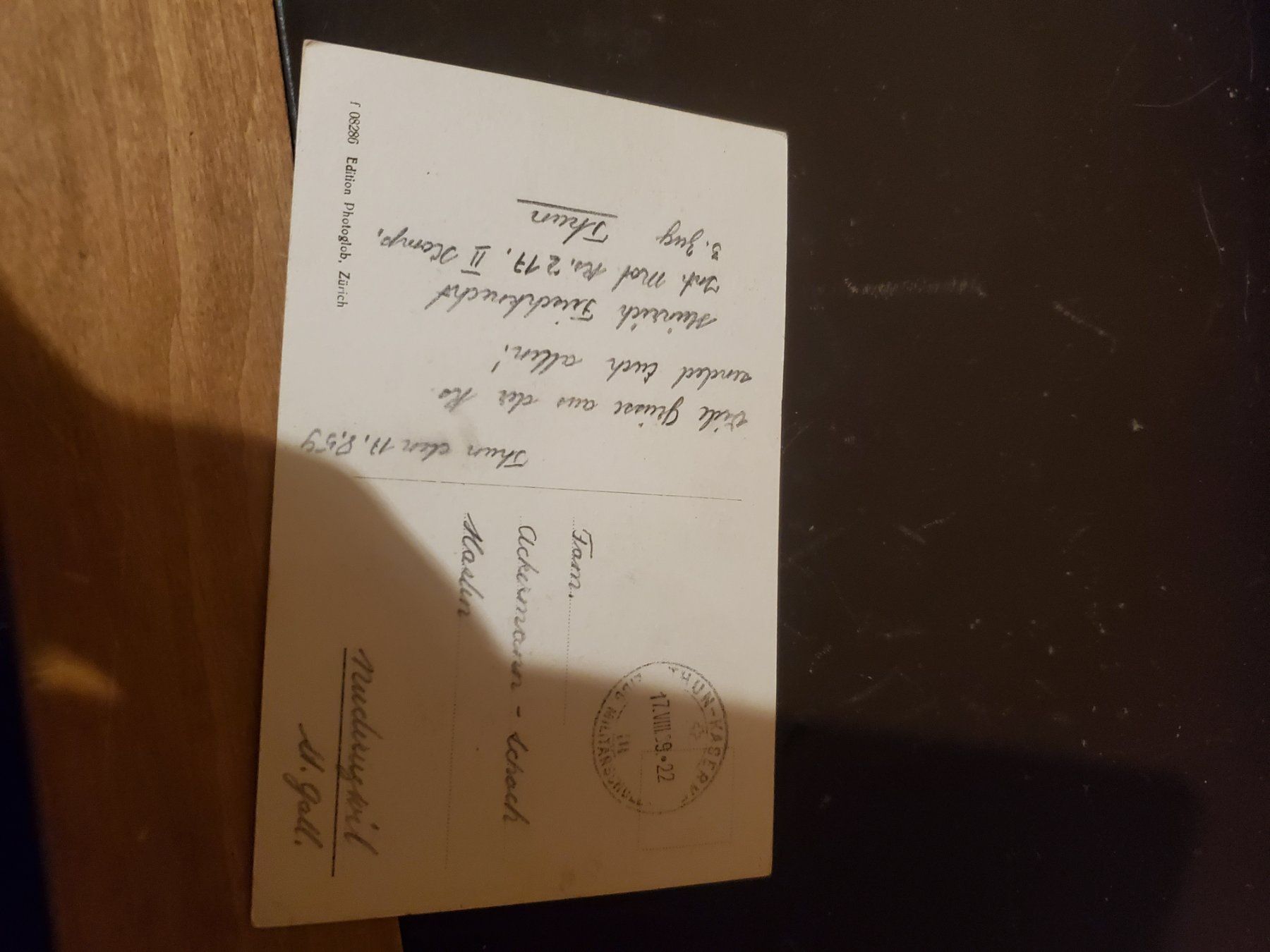 Cartoline postali: Antike Postkarte Thun Kasernen – Usato da Appenzell-Steinegg venduto da lichs 1
