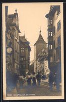 Schaffhausen, Strassenansicht Oberstadt 