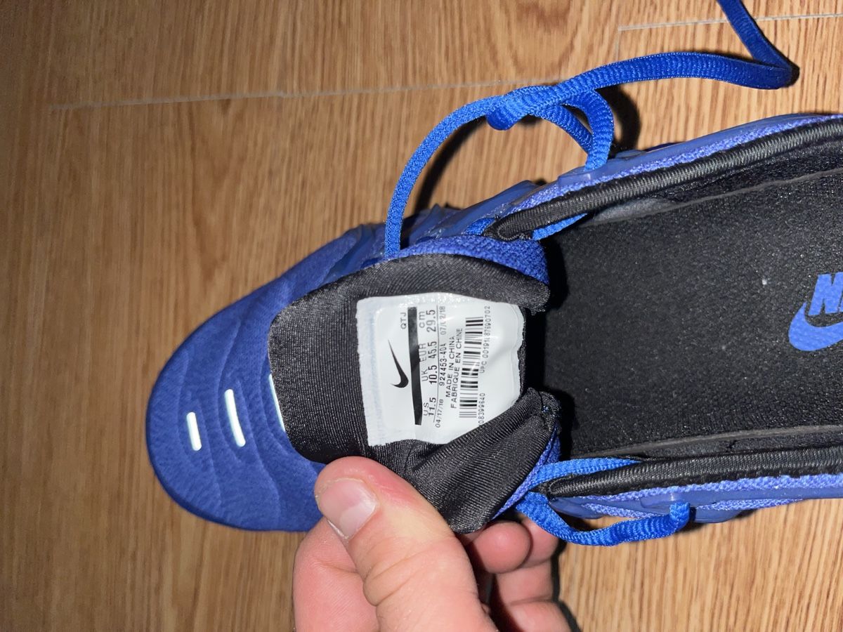 Nike Herrenschuhe: Nike Air Vapormax Plus blau Grösse 45,5  – Neu (gemäss Beschreibung) aus Frick von DionysHildebrand