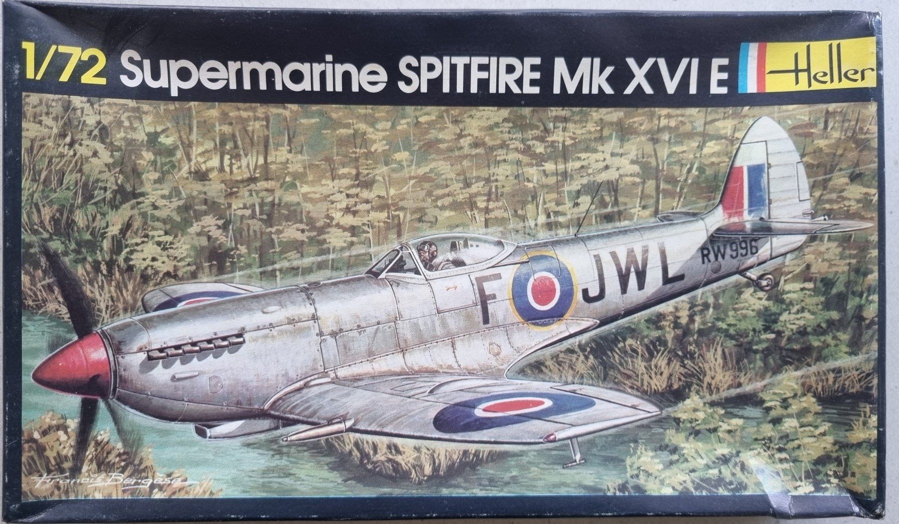 Heller Kit di modellismo & Modellini statici: 1/72 Heller Spitfire MK XVI E (282) – Usato da Grand-Lancy venduto da LFW