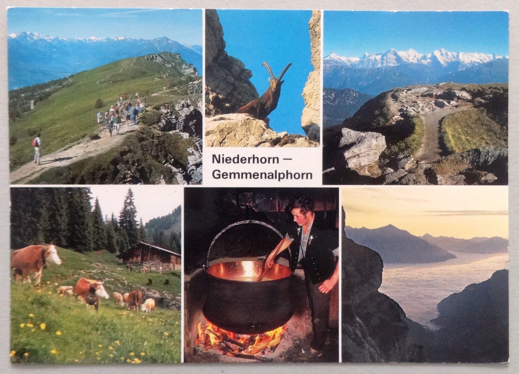Ansichtskarten: Niederhorn - Gemmenalphorn – Defekt aus Fétigny von Billy2miny