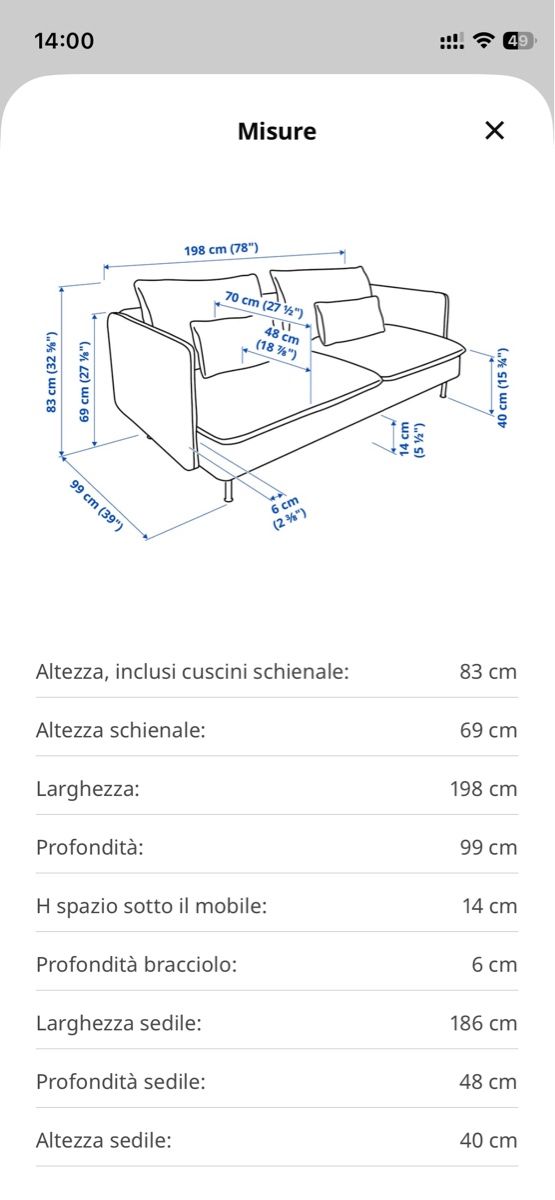 Divani: Divano IKEA Söderhamn 3 posti beige marrone usato – Usato da Basel venduto da jiy_k9v6 5