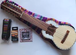 Profi Charango aus Peru + Transportasche, Neu, SONDERPREIS
