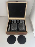 Whisky-Set in edler Holzbox neu & ungebraucht