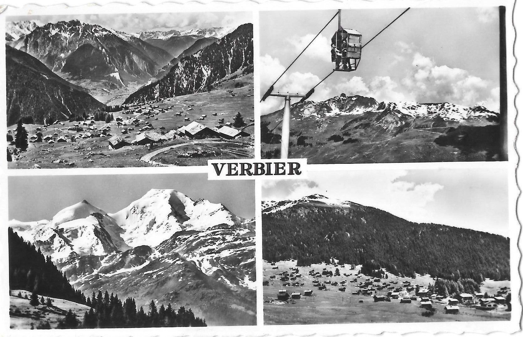 Ansichtskarten: Verbier vier Bilder – Gebraucht aus Olten von clotaldi
