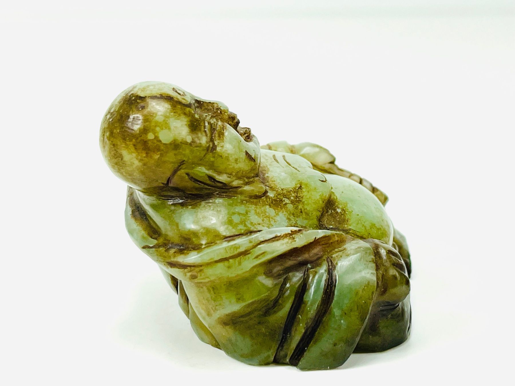 Skulpturen & Statuen: Chinesische Handgeschnitzte Vintage-Buddha-Statue – Gebraucht aus Zürich von Arche_Brockenhaus 4