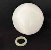 Selenit Kugel  - Durchmesser 8 cm