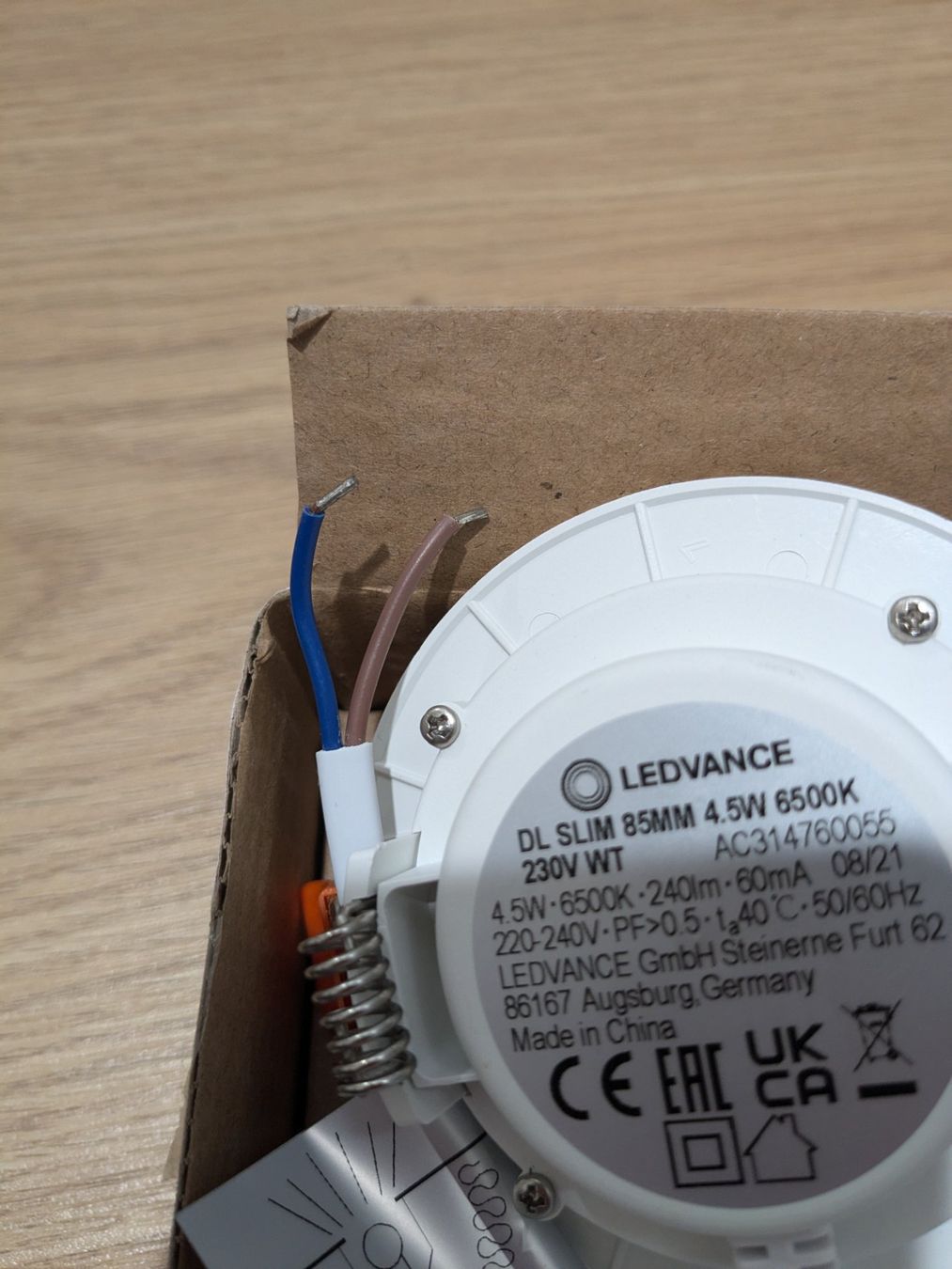 Lampadari & plafoniere: LED Einbauspott Downlight 85mm 4.5W 6500K Neu OVP – Usato da Winkel venduto da Kade50 5