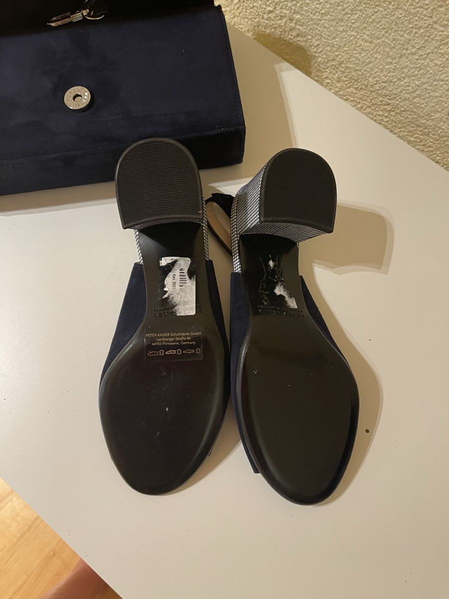 Damenschuhe: Peter Kaiser Sandalen schwarzmit Tasche – Neu und originalverpackt aus Riehen von katep75 3
