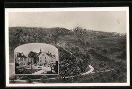 AK St. Chrischona, Ortspartie, Panorama