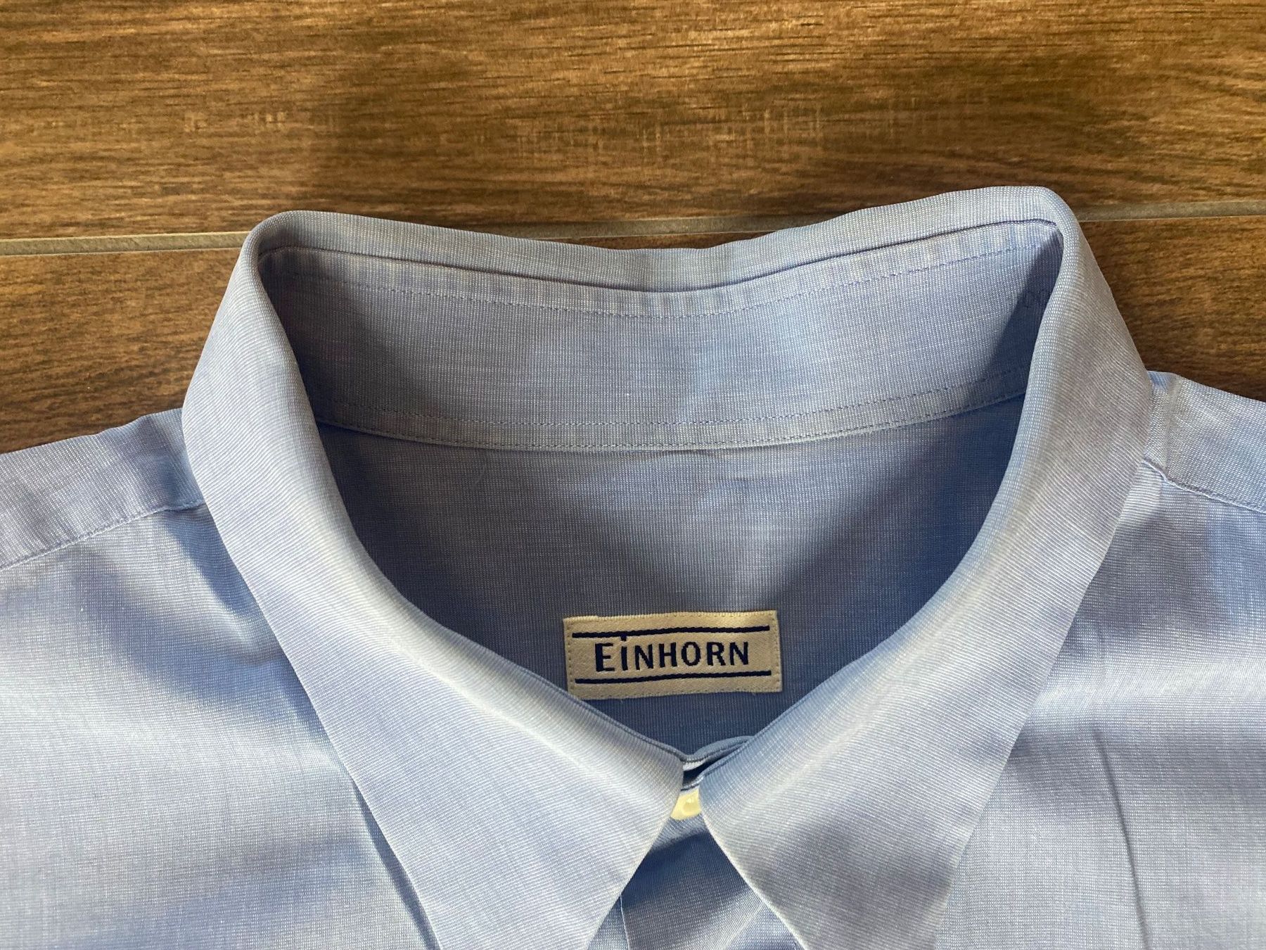 Camicie: Einhorn Herren Hemd hellblau Gr. XL – Usato da Pratteln venduto da a23_j2gs 7