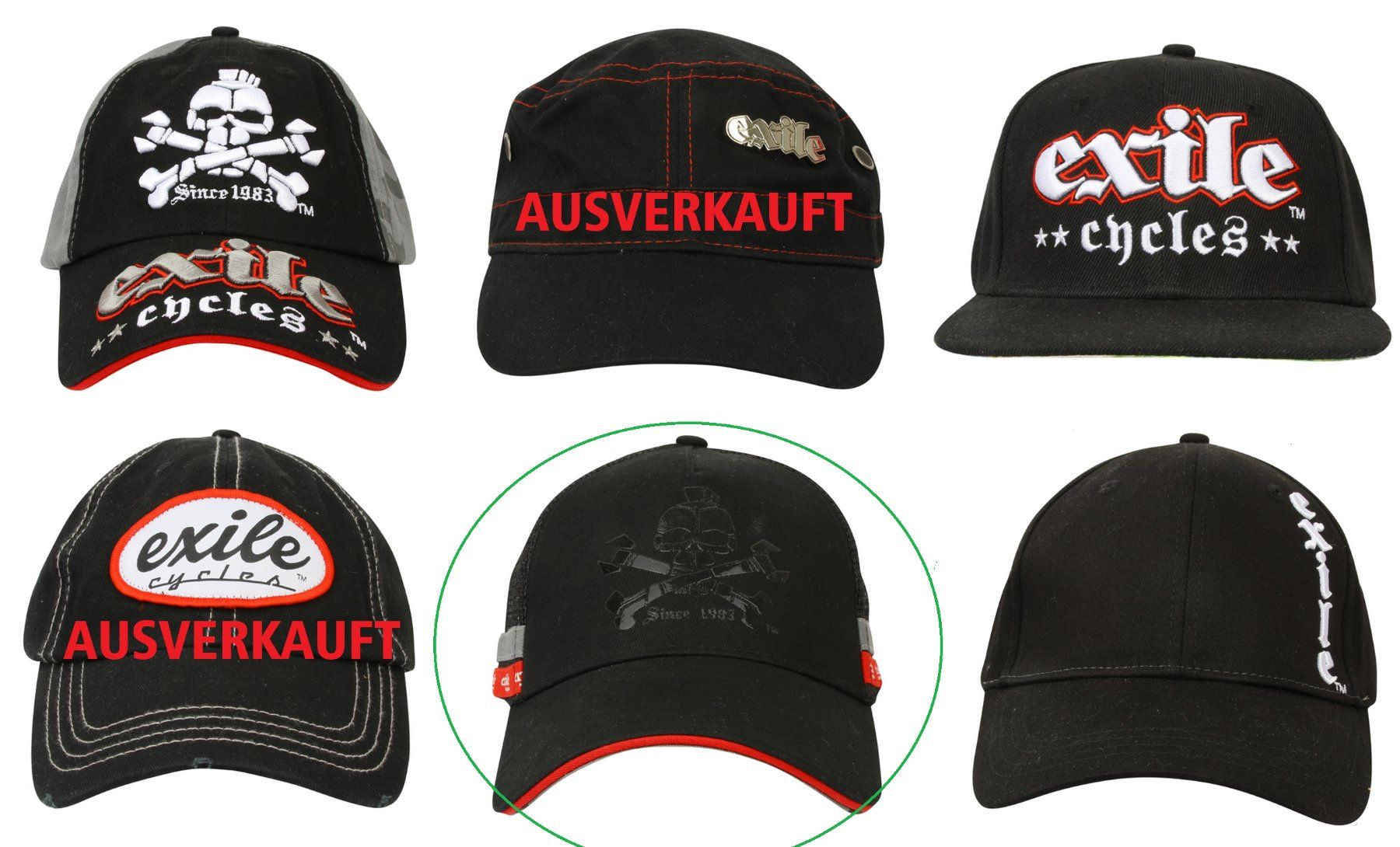 Hüte, Mützen & Caps: Exile Cap – Neu und originalverpackt aus Horgen von Ga123
