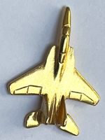 Pin Schweizer Armee FA 18 goldig 2.5 cm lang