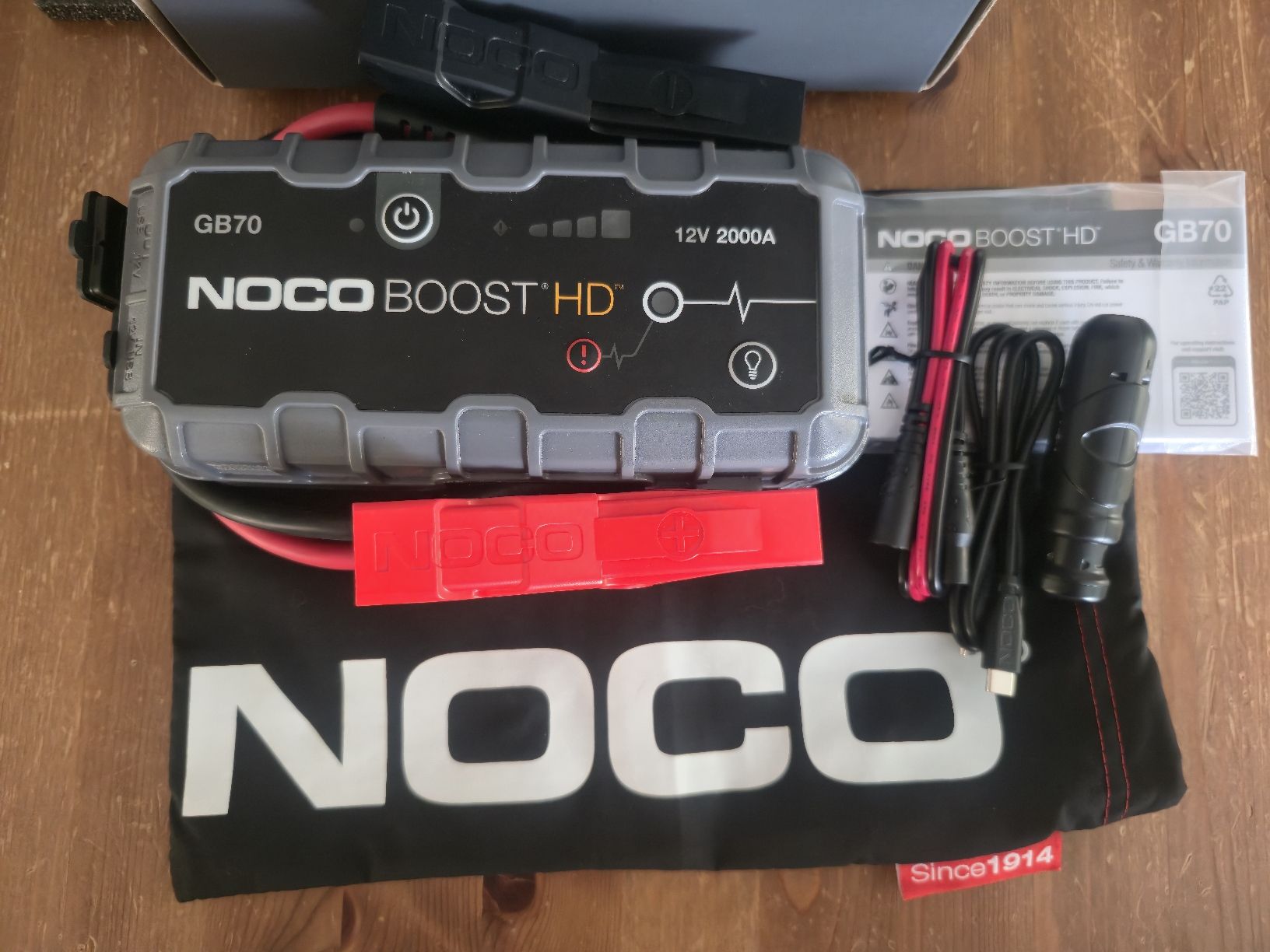 Noco Caricabatterie: Chargeur démarreur NOCO GB70 2000A Lithium-ion – Nuovo (secondo la descrizione) da Courtion venduto da RuiBraga