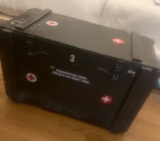 Original Schweizer Armee Sanitätskiste / Transportbox