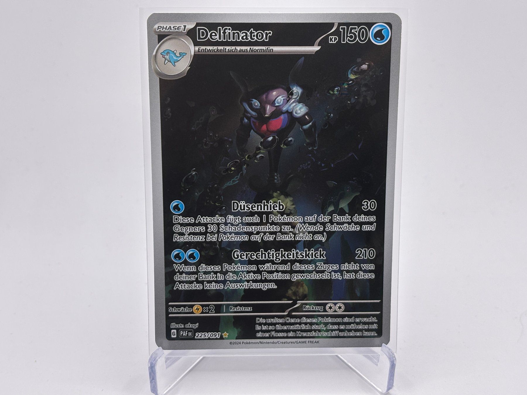 Pokémon Cartes à collectionner: Paldeas Schicksale - Delfinator  (PAF 225) - DE – Neuf (Voir description) à Allschwil par Bullach