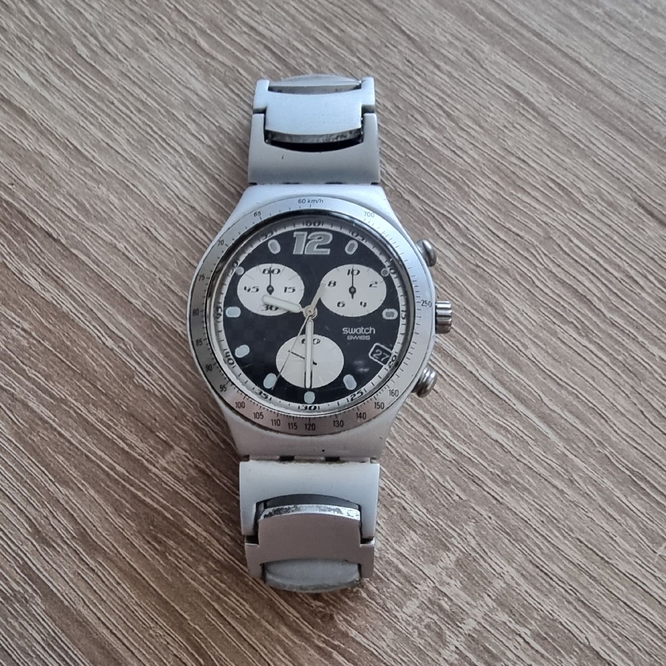 Swatch Orologi: Montre Swatch Irony Chrono "Daredevil" – Usato da Chessel venduto da Helder77