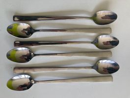 Dessertlöffel Langstiel 6 Stück Chromstahl CIOLLINI