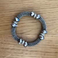 Armschmuck / Armkette silber grau
