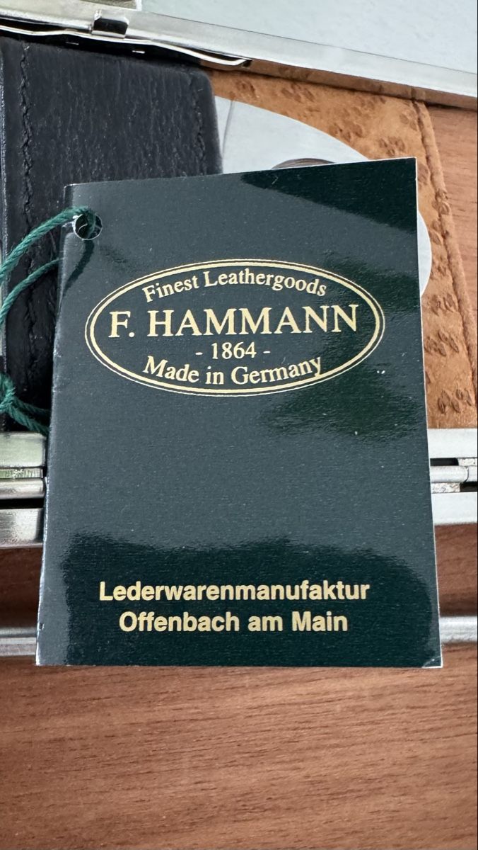 Altri Prodotti per fumatori: F.Hammann Zigarren Etui mit Cutter, neuwertig – Nuovo e nell'imballaggio originale da Oberrieden venduto da Bergsteiger67 3