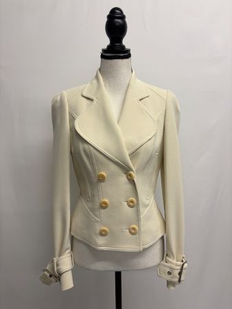 Laltramoda Blazer Gr. 36 Creme Viskose