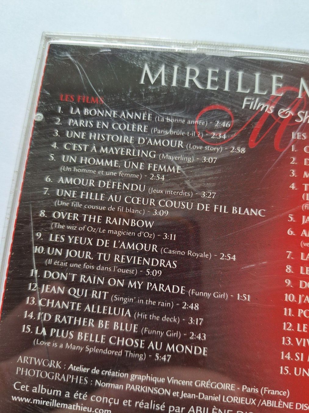 CD: Cd MIreille Mathieu - Films & Shows 2 CDs – Usato da Pully venduto da bro_n52j 5