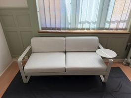 FERMOB BELLEVIE - 2 SEATER SOFA - OFF WHITE