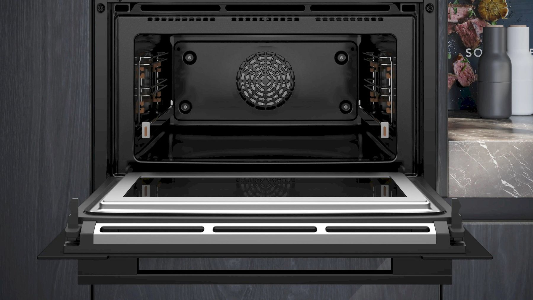 Backöfen: Siemens CM776GKB1 Backofen + Mikrowelle – Neu und originalverpackt aus Bottighofen von zaap 2