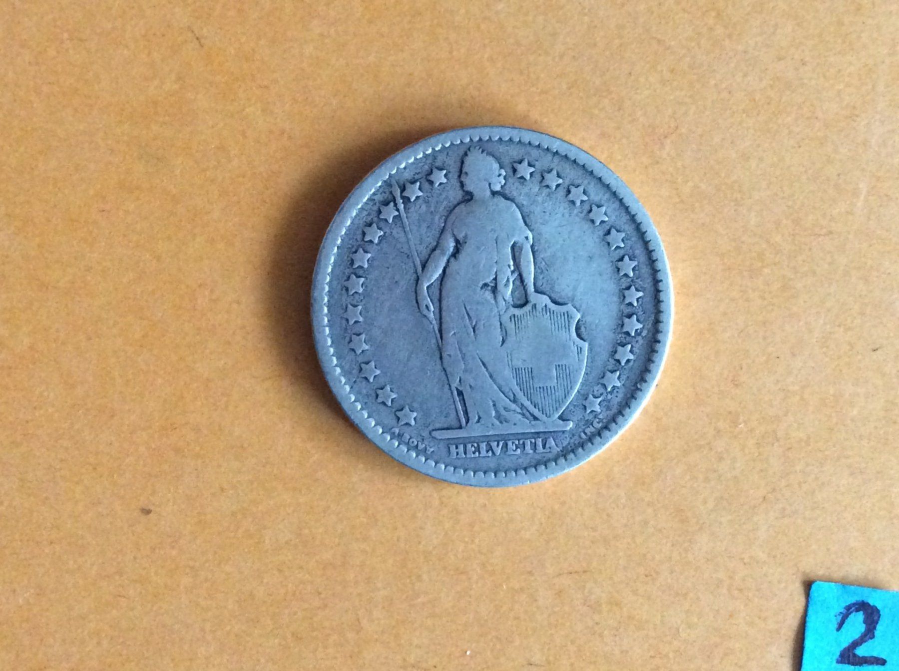 Tutti le monete: 2 francs 1875  Rare – Usato da Genève venduto da pie_fh2d 1