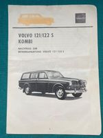 Volvo 121 / 122 S Amazon Handbuch Nachtrag zur Anleitung