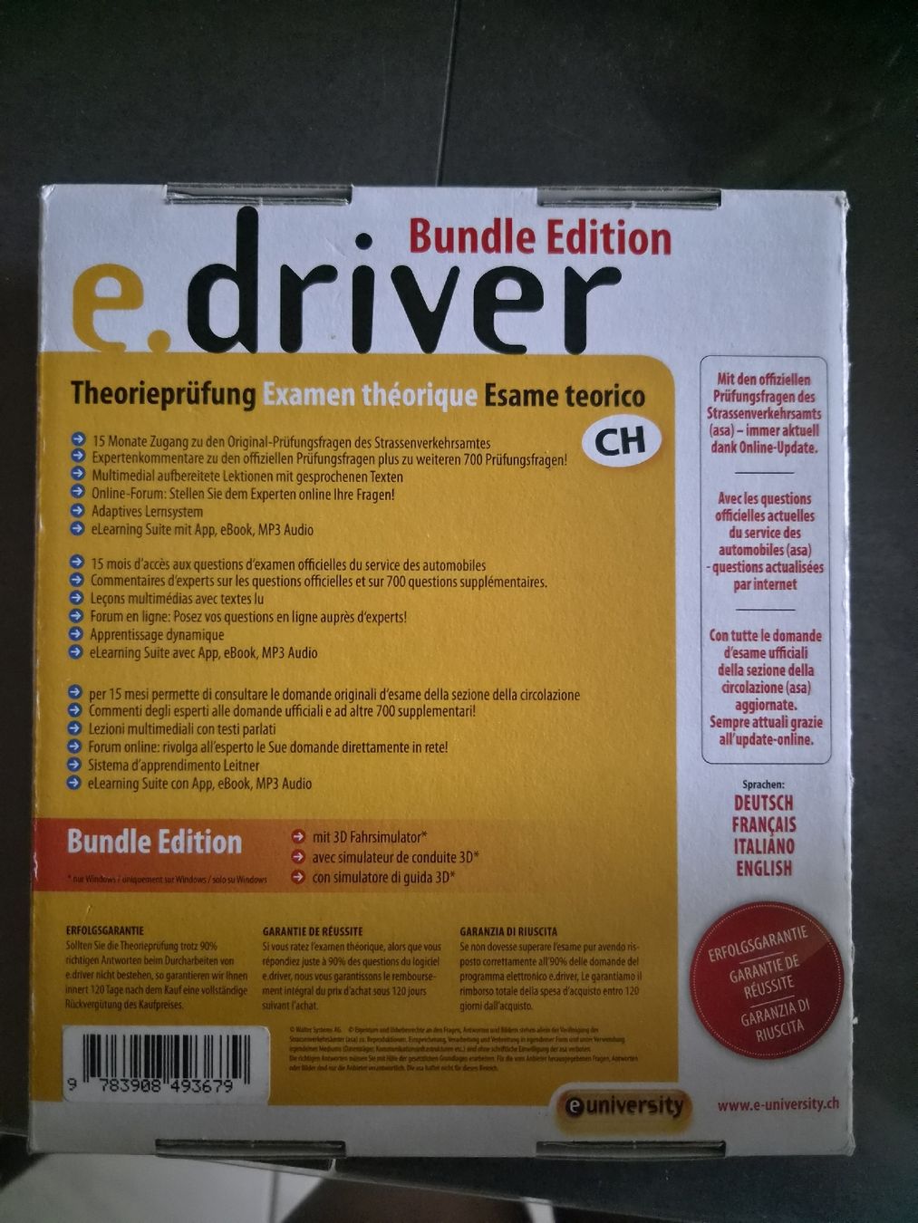 Software: e.driver Bundle Edition Theorieprüfung CH neu – Nuovo (secondo la descrizione) da Muttenz venduto da Ela_Manu 1