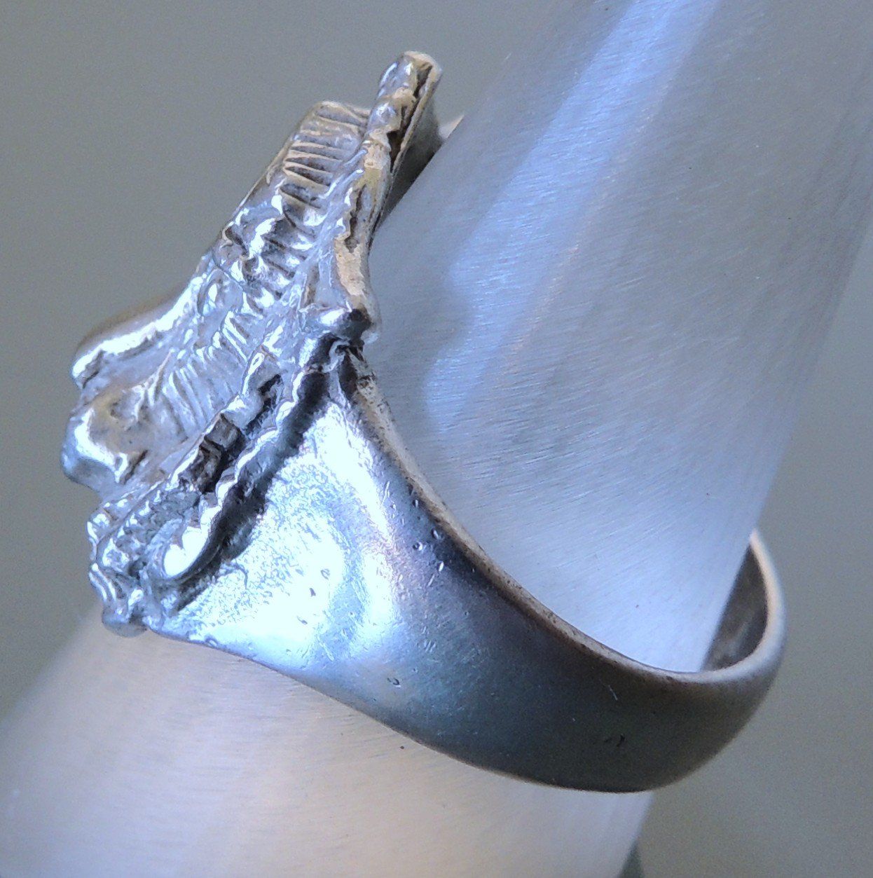 Anelli: Tiger Silber 925 Fingerring Gr. 63 – Usato da Waldenburg venduto da schaller707 3