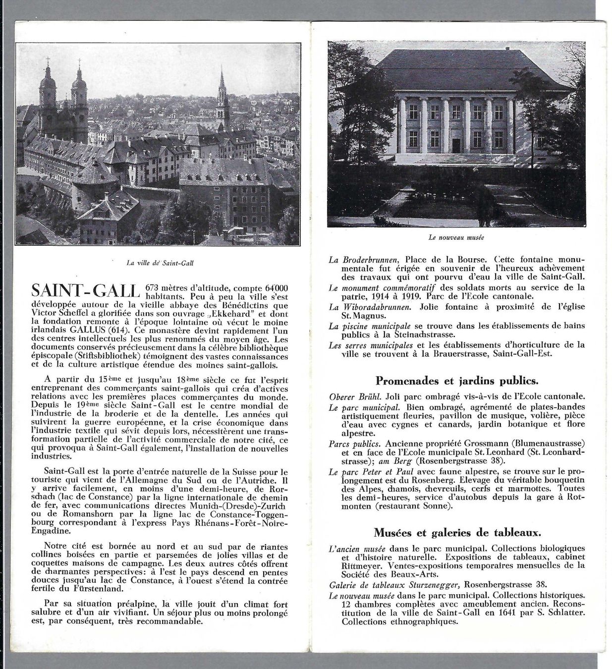 Documenti: ST. GALLEN DEPLIANT  (40 cm) – Usato da Pura venduto da ulisse1957 2